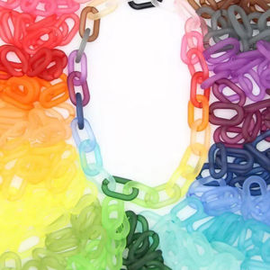 Decoración de Pared con Cadena de Eslabones en Forma de Búho, Hecha a Mano con Resina Ecológica, Adornos para el Hogar, Muy Adorables - Product Image 1