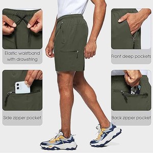 Pantalones Cortos Híbridos de Golf para Hombre, Personalizables al por Mayor, Casuales, Elásticos, con Cierre Frontal, Subidos por Dress Sports - Product Image 5