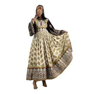 Trendy Afghani <b>Dresses</b> Elegant Embroidered Ethnic Women Casual <b>Dresses</b> Traditional Cultural Wear OEM ODM Factory Wholesale - Product Image 1
