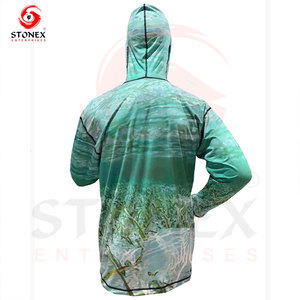 Sweat à capuche de pêche en plein air anti-UV léger, personnalisable OEM, prix de gros avec le meilleur design - Product Image 4