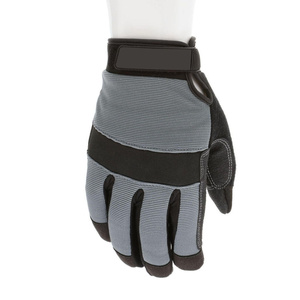 Mechanics Glove Synthetic Leather Palm Adjustable Hook and Loop Wrist Closure Cut Resistant Fully Lined with DuPont Kevlar - Product Image 5
