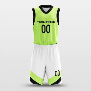 Ventes en gros de maillots et shorts de basket-ball personnalisés avec logo, sublimation, polyester, séchage rapide, pour enfants et adultes, OEM - Product Image 3