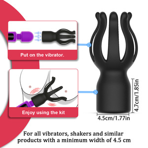 อุปกรณ์เสริม <span class=keywords><strong>AV</strong></span> Wand สายรัดศีรษะซิลิโคนกันน้ำ IPX7 เป็นมิตรกับสิ่งแวดล้อม ใช้งานได้หลากหลาย ของเล่นสำหรับผู้ใหญ่ทั้งชายและหญิง - Product Image 2