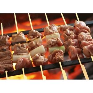 Spiedini in bambù da 30 cm per barbecue, accessori per grigliate all'aperto, 100 pz/sacchetto GM1075 - Product Image 2