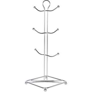 Support décoratif en fer pour tasses, motifs floraux, structure robuste, rangement fonctionnel pour cuisine, accent décoratif - Product Image 3