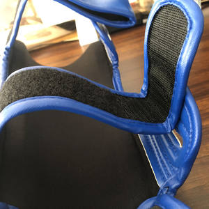 Espinilleras de Boxeo de Cuero Hechas en Fábrica, Protección Profesional, Diseño Transpirable Ajustable, Embalaje Personalizado, Unisex, Alta Calidad - Product Image 5