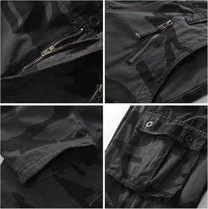 Men's Polyester <b>Work</b> Pants Abrasion Resistant <b>Cargo</b> Trousers with Tool Pockets Gray - Product Image 4