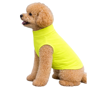 เสื้อยืดกันแดดสำหรับสุนัข สีนีออน น้ำหนักเบา ป้องกันรังสียูวี เสื้อสำหรับสัตว์เลี้ยงฤดูร้อน เนื้อผ้านุ่ม ยืดหยุ่น ระบายอากาศได้ดี เสื้อผ้าสำหรับสุนัขแบบเย็นสบาย - Product Image 3