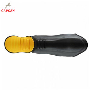 Protège-tibias de boxe légers en cuir avec sangles réglables, ajustement stable, forme ergonomique et couverture confortable - Product Image 4