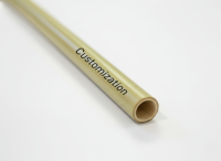 Pailles en bambou DR Premium non emballées 100% naturelles 200mm Biodégradables Compostables Écologiques Réutilisables Longue Durée pour Camping Boissons Chaudes et Froides
