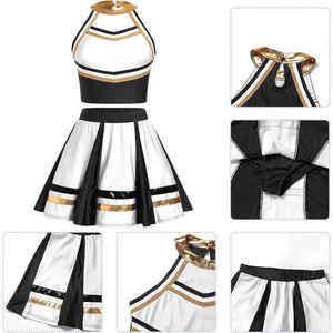 Tenues de cheerleading directement de l'usine, ensembles confortables et extensibles pour filles et femmes, vêtements de sport d'équipe - Product Image 3