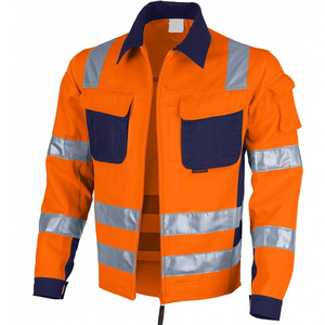 Veste de travail haute visibilité de qualité supérieure, fabriquée par un fabricant sur mesure pour une livraison directe en usine pour les travaux routiers. - Product Image 6