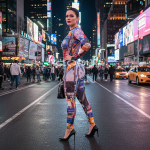 Ropa Deportiva Femenina de Primera Calidad, Mono Sublimado de Manga Larga con Leggings Elásticos a Precio de Mayoreo - Product Image 5