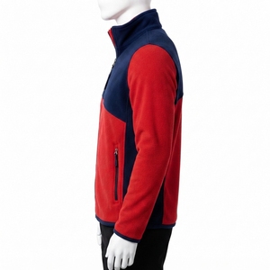<b>Hooded</b> <b>Fleece</b> <b>Jacket</b> Warm Soft <b>Fleece</b> Fabric Lightweight Construction Full Zip Front Adjustable Hood Outdoor Winter Clothing OEM - Product Image 3