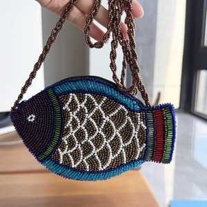 High on Demand <b>Beaded</b> Coin Purse Mini Pouch For Coins Keys And Daily Use Essentials Available At Best Market Price - Product Image 3