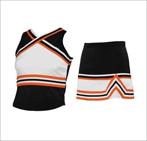 Shell Top femmes pom-pom girl Sport Wear Costume pom-pom girl sans manches impression sublimée uniforme - Product Image 3