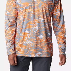 Sudadera con capucha de pesca de manga larga transpirable de talla grande UPF 50, poliéster de secado rápido, rendimiento mínimo de impresión por sublimación de Color - Product Image 4