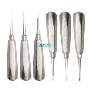 ชุดอุปกรณ์ถอนรากฟันแบบ Luxating จำนวน 6 ชิ้น ทำจากสแตนเลสสตีล สำหรับการถอนรากฟันอย่างแม่นยำ เครื่องมือผ่าตัดช่องปาก - Product Image 3