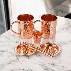 Indian Handmade <b>Copper</b> Mug High Quality Handmade New Design Fancy Hot Selling Trendy Mug Home Accent Best Price Cocktail <b>Cup</b> - Product Image 4