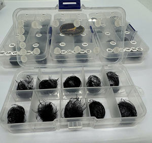 Pestañas de Volumen Mega Preformadas de Marca Privada, 500-1000 Fans Sueltos en Caja, Base Puntiaguda, Pelo Sintético, Longitud Mixta 3D-14D, PBT Suave - Product Image 4