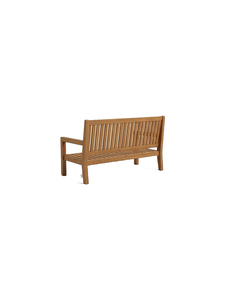 Modern Solid Teak <b>Wood</b> Patio <b>Bench</b> 2 Seater Outdoor Furniture Durable Strong Eco-Friendly Water Resistant Artistic Luxury Design - Product Image 6