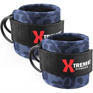 Correas de tobillo Xtreme Fitness para máquinas de cable: ideales para kickbacks, ejercicios de glúteos, extensiones de piernas, curl de piernas y abductores de cadera para hombres y mujeres. - Product Image 2