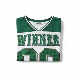 Maillot de football américain surdimensionné personnalisé pour hommes et femmes, coupe ample, en mesh, avec impression du logo de l'équipe - Product Image 6