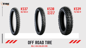 ยางรถจักรยานยนต์รุ่นใหม่ KUMA K539 70/100-19 ผลิตในเวียดนาม ทำจากยางธรรมชาติและไนลอนคุณภาพสูง ระดับความหนา 4PR/6PR/8PR รับประกัน 12 เดือน - Product Image 6