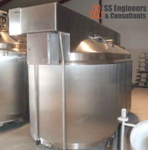 SS ENGINEERS CONSULTANTS เครื่องผสมชีสสแตนเลสอัตโนมัติ 12 ตัน พร้อมมอเตอร์ |   อุปกรณ์อุตสาหกรรมนม 400V 30KW - Product Image 2