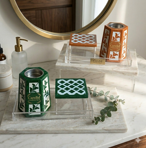 Mini Incense Burner Set Acrylic Tray Bone Inlay Mubkhar <b>Box</b> Tray Silicone Clay Horn Bakhoor Burner Bukhar Tray Set Handmade Bone - Product Image 1