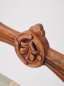 Vintage Victorian Floral <b>Balloon</b> Back Dining Chair - Product Image 4