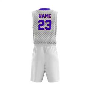 Uniforme de Baloncesto Personalizado, Uniforme de Equipo de Baloncesto, 100% Poliéster, Uniforme de Baloncesto para Hombre, Fabricación en Pakistán - Product Image 3