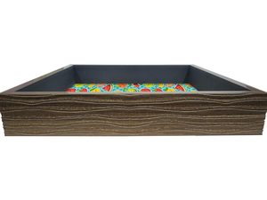 Plateaux de service carrés haut de gamme style bloc pour table à manger, maison et bureau – Articles polyvalents pour cadeaux et service de table à vendre - Product Image 3