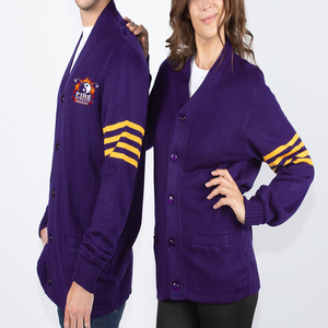 2025 Comfortable Manufacturer PURPLE/GOLD SWEATER Sorority Greek Apparels University & College Sorority Fraternity - Product Image 1