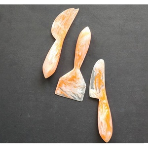 Latest Design Durable Resin Portable Handheld <b>Cheese</b> <b>Knife</b> <b>Set</b> Modern <b>Cheese</b> Butter Spreader Hand Wash Only Resin Tableware - Product Image 1