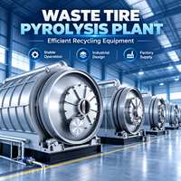 Nouvelle arrivée CE ISO : Machine de pyrolyse haute efficacité pour transformer les déchets plastiques en carburant, machine de recyclage des pneus