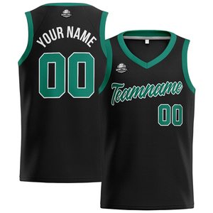 Custom Basketball Jersey V-Neck Sleeveless Sublimated Print Breathable Polyester Mesh Tank <b>Top</b> Unisex Adult Team Name 00 - Product Image 1