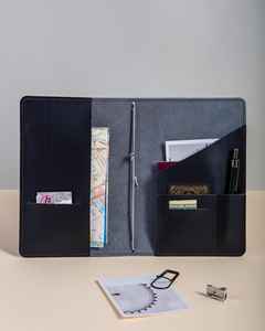 Porte-Carnet en Cuir de Luxe pour Affaires, Pliable, Rechargeable, Housse de Journal, Étui d'Écriture, Protection de Bureau NBC-0082 - Product Image 2