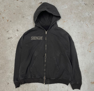 Sudadera con Capucha Personalizada 100% Algodón con Lavado Ácido para Hombre y Mujer, Forro Polar de Invierno, Transpirable y de Secado Rápido - Product Image 4