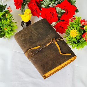 Clever wolf leather journal for men grimoire journal <b>with</b> <b>lock</b> leather journals for women - Product Image 3