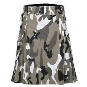 Meilleures ventes : Kilt utilitaire moderne pour homme, inspiré du camouflage urbain, à plis robustes et tactiques - Product Image 3