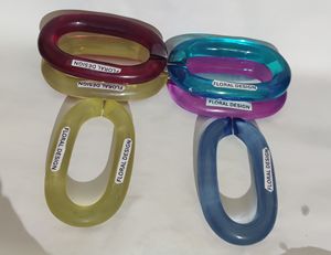 Accessoires de luxe personnalisés, chaînes décoratives multi-usages, chaînes en résine épaisse, chaînes en acrylique, décoration murale - Product Image 4