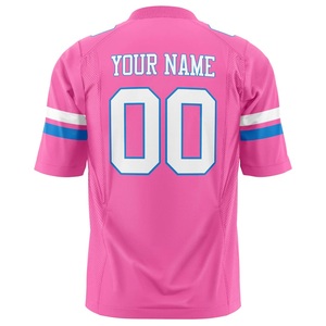 Camiseta Profesional de Fútbol Americano con Cuello en V, Tejido Deportivo de Alto Rendimiento, Personalización con Logotipo de Patrocinador y Marca del Equipo, Tallas XS-7XL, Fabricación OEM - Product Image 4