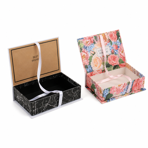 <b>Black</b> Box Foil Hot Stamping Sliver Luxury Jewelry Packaging Eco-Friendly Biodegradable Rigid <b>Boxes</b> Customized Paperboard - Product Image 1