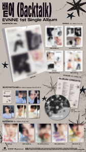 EVNNE - [ BACKTALK ] 1er single (version DIGIPACK) Album CD KPOP, best-seller en Corée, pour tous les âges - Product Image 5