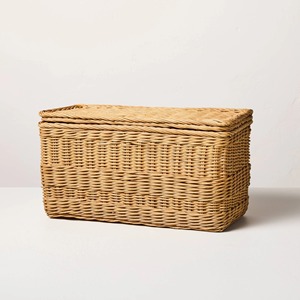 Boîtes en rotin artisanales personnalisées avec emballage logo, fournisseur de contenants de rangement naturels. - Product Image 3