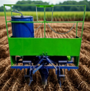 Planteuse de canne à sucre Sabin avec moteur à engrenages 50 CV et plus, usage agricole multifonctionnel, 600 kg, vert et bleu - Product Image 3