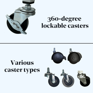 Support de cuisine portable moderne à trois niveaux avec cadre en métal robuste multifonction pour les boissons - Product Image 6