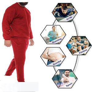 Conjunto Deportivo de Invierno para Hombre, 2 Piezas, Sudadera con Capucha y Pantalones Jogger, Forro Polar Ligero, Logotipo Personalizado, OEM, Venta al Por Mayor Directa de Fábrica - Product Image 3