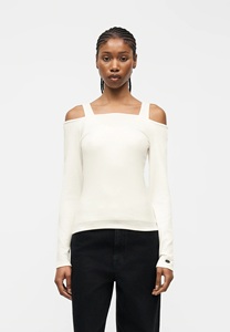 Chemisiers à épaules dénudées très demandés pour femmes, coupe ajustée, couleur unie, style club sexy, crop tops pour femmes, printemps-été - Product Image 1